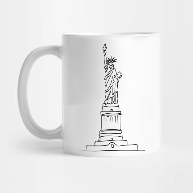 Statue of Liberty Original Artwork by ShopBuzz